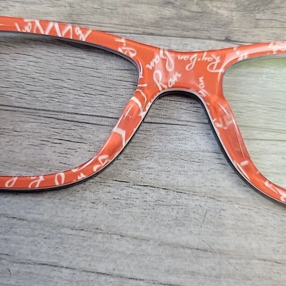 Ray-Ban RB5228 2479 Black/ Red White Logo‎ Eyeglasses FRAMES ONLY 50-17 140